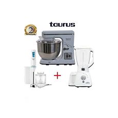 TAURUS PACK ROBOT PETRIN 5L PLUS BLENDER 1.5L + ROBOT MIXEUR PLONGEANT ROBOT 500 INOX PLUS au meilleur prix au Maroc