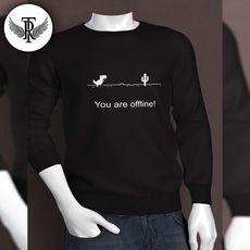 Sweat you are offline Black 2019 -Tag Ropa- au meilleur prix au Maroc