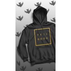 Capuchon noir Feel Good - tag ropa - au meilleur prix au Maroc