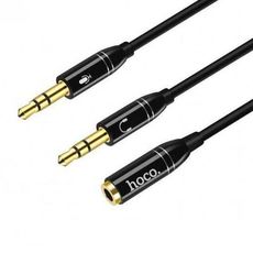 Male to 2 Female HOCO UPA07 Plug Jack Stereo au meilleur prix au Maroc