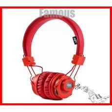 Casque Sans Fil Bluetooth HAUTE QUALITE, Baf Haut Parleur (Speaker), Carte Memoire, AUX, radio FM, Micro - Rouge au meilleur prix au Maroc