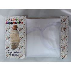Couverture d'emmaillotage BabyBaugousse pour nouveau né - 3 X 1 Blanc au meilleur prix au Maroc