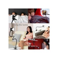 Support intelligent Lazy Bracket Haute Qualite Flexible Long parfait avec base de serrage pour Tous Smartphones au meilleur prix au Maroc