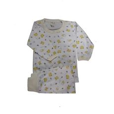 Pack Bébé Pyjama de Nuit - bodys bébé +pontallon - High Quality - Jaune' au meilleur prix au Maroc