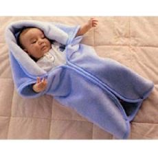 Gigoteuse - Nid d'ange - Couverture Polaire bébé - BLEU au meilleur prix au Maroc