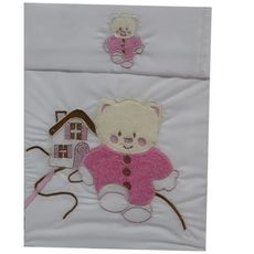 Bear - Couverture pour bébé 2 Pieces High Quality - Multifunctional en Coton - Rose 2 X 1 au meilleur prix au Maroc
