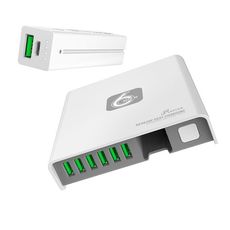 Boite Magique A6802, 6 Port de sortie USB avec Power Bank Mobile de puissance 2600 MAh au meilleur prix au Maroc