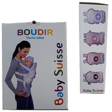 Porte bébé Baby Suisse enfants - Blanc : de 1 à 9 kg - Bleu Marine au meilleur prix au Maroc
