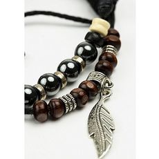 Montre Bracelet Luna Hippie Chic - Marron et Noir au meilleur prix au Maroc