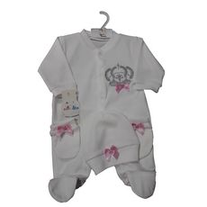 Baby Baugousse - T-Shirt + Bonnet + Léguant - TURKEY Made - Rose au meilleur prix au Maroc