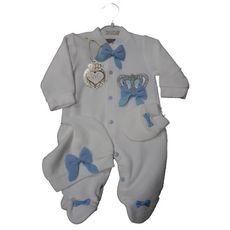 Baby Baugousse - T-Shirt + Bonnet + Léguant - TURKEY Made - Bleu au meilleur prix au Maroc