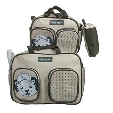 Pack Bébé Sac à langer 3X1 pièces - Baby Tiger -  Olive au meilleur prix au Maroc