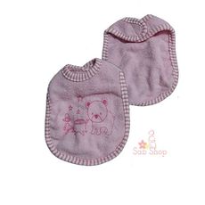 Bavoir de luxe Pour Bébé - Rose au meilleur prix au Maroc