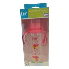 Biberon plastique silicone Rose 250ml au meilleur prix au Maroc