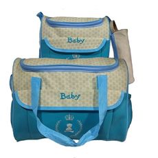 Baby Pack bébé : Baby Sac à langer 3 pièces - Bleu au meilleur prix au Maroc