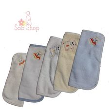 Pack de 5X1 Serviettes pour bébé Enfant Serviette de salive de bain en Fibre - Garçon au meilleur prix au Maroc