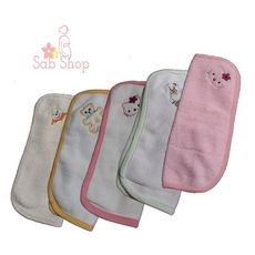 Pack de 5X1 Serviettes pour bébé Enfant Serviette de salive de bain en Fibre - Fille au meilleur prix au Maroc
