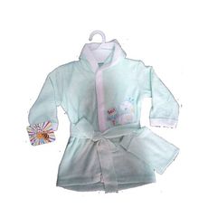 Peignoir + brosse de douche Pour Bébé 2X1 - Vert au meilleur prix au Maroc