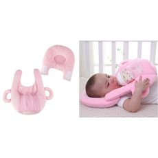 Tête Plate Multifonctionnel Coussin D'allaitement Allaitement Bébé Assis D'apprentissage - Rose au meilleur prix au Maroc