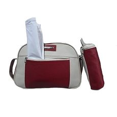 Sac à langer 4 pièces Bébé - rouge au meilleur prix au Maroc
