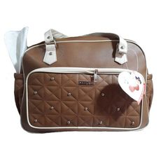 Pack My Baby : Sac à langer en Cuir 4 pièces - Marron au meilleur prix au Maroc