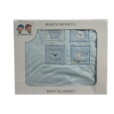 Baby Couverture bébé - Bubble blanquet -110*140 cm - Bleu au meilleur prix au Maroc