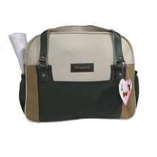 Baby Pack My Baby : Sac à langer en Cuir 3 pièces - Olive au meilleur prix au Maroc