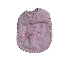 Bavoir de luxe Pour Bébé - Rose au meilleur prix au Maroc