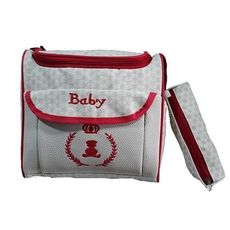 Baby Sac à langer 3 pièces - Rouge' au meilleur prix au Maroc