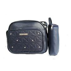 Pack My Baby : Sac à langer en Cuir 4 pièces - Bleu Marine au meilleur prix au Maroc