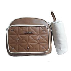 Pack My Baby : Sac à langer en Cuir 4 pièces - Marron au meilleur prix au Maroc