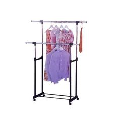 Double portemanteau mobile en acier au meilleur prix au Maroc