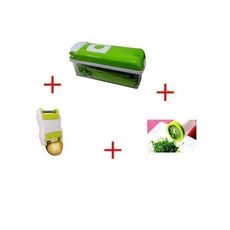 Pack de cuisine : Nicer Dicer Plus + Hachoir à Herbes Rotatif + Éplucheur à Légumes et Fruits. au meilleur prix au Maroc