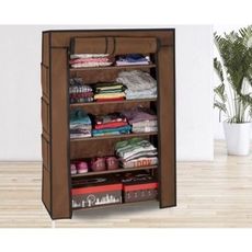 Armoire de chaussure 5 étages - MARRON au meilleur prix au Maroc