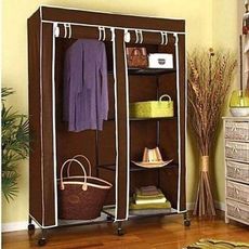 Armoire de Vêtements - MARRON au meilleur prix au Maroc