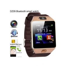 SMART Montre connectée Bluetooth & écran tactile & carte SIM - Marron au meilleur prix au Maroc