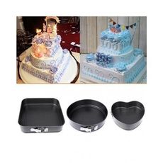 Pack de 3 moules pour gâteaux au meilleur prix au Maroc