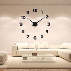 Horloge Murale Design Géante-Noir au meilleur prix au Maroc