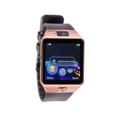 Nouveau Montre connectée Bluetooth & écran tactile & carte SIM - Marron au meilleur prix au Maroc