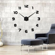 Horloge Murale Design Géante-Noir au meilleur prix au Maroc