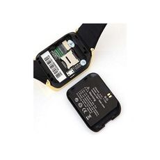 Montre connectée Bluetooth & écran tactile & carte SIM - NOIR et gris au meilleur prix au Maroc