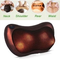 Portable Masseur Oreiller Électrique Infrarouge Chauffage Pétrissage Cou Épaule au meilleur prix au Maroc