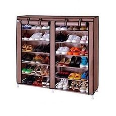 Armoire de Chaussures 12 étages - MARRON au meilleur prix au Maroc
