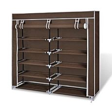 Armoire de chaussures 12 étages - MARRON au meilleur prix au Maroc