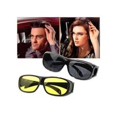 2 Lunettes HD Vision: 1 pour Le Jour et 1 pour la Nuit au meilleur prix au Maroc