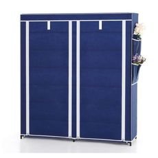 Armoire de chaussures 12 étages - bleu marine au meilleur prix au Maroc