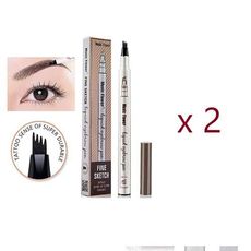 2 Pcs Traceurs de Précision Pour Sourcils eyebrow pen liquid au meilleur prix au Maroc