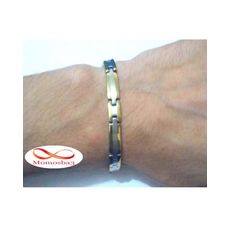 Bracelet En Acier Inoxydable - Argent & DORE au meilleur prix au Maroc