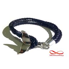 Bracelet Fishtail Cuir + Fermoir En Acier Inoxydable au meilleur prix au Maroc