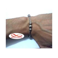 Bracelet Maille Boule Acier Inoxydable Unisex au meilleur prix au Maroc